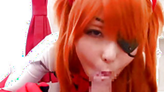 japanese redhead teen cosplay Blowjob