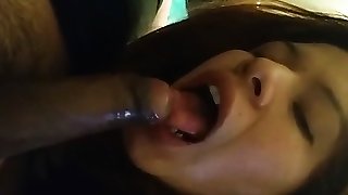 Amateur redhead gives blowjob and has sex