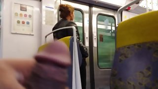 masturbation dans le train