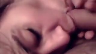Wife swallows his load like a good girl