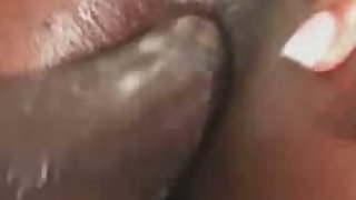 Nasty ebony gets ass fucked and a warm cumshot