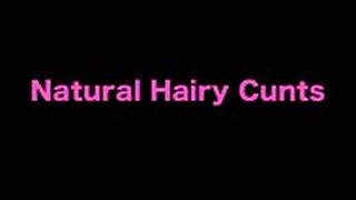 Natural Hairy Cunts