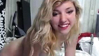 Crystal the blonde beauty solo